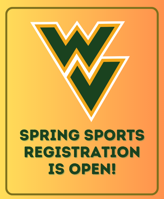  Spring Sports Registration is Open